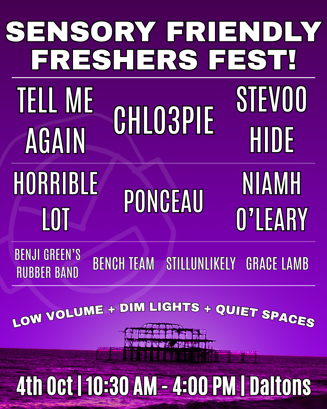 Sensory Friendly Freshers Fest!