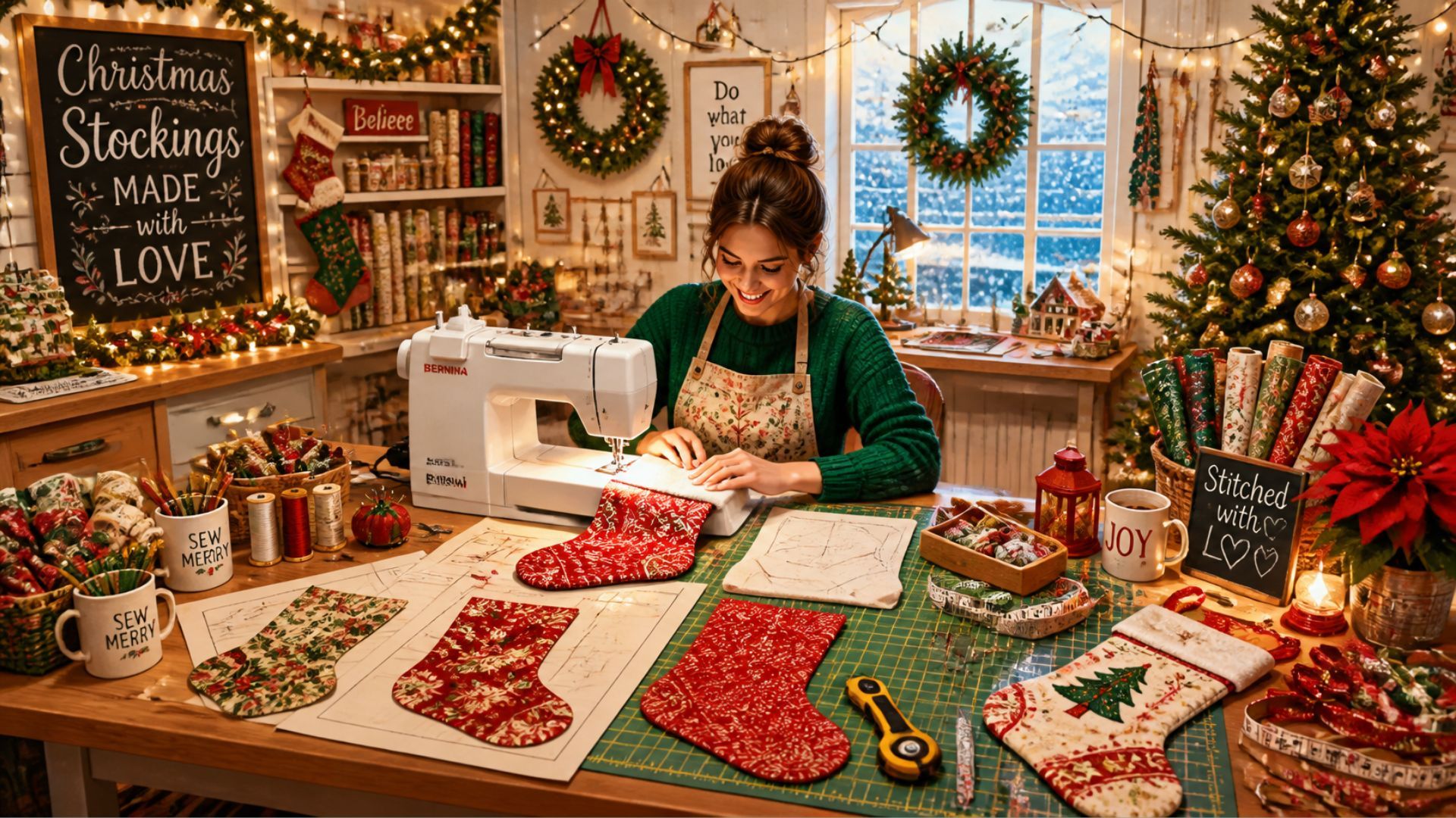 Festive Sewing with Atelier Le Flamboyant- Make Your Own Christmas Stocking