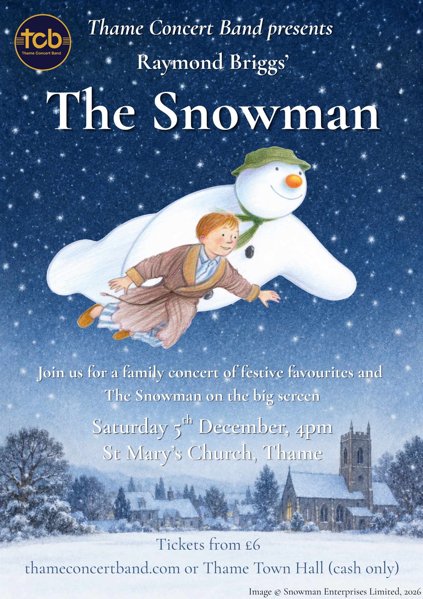 Christmas Concert (The Snowman) - Adult tickets