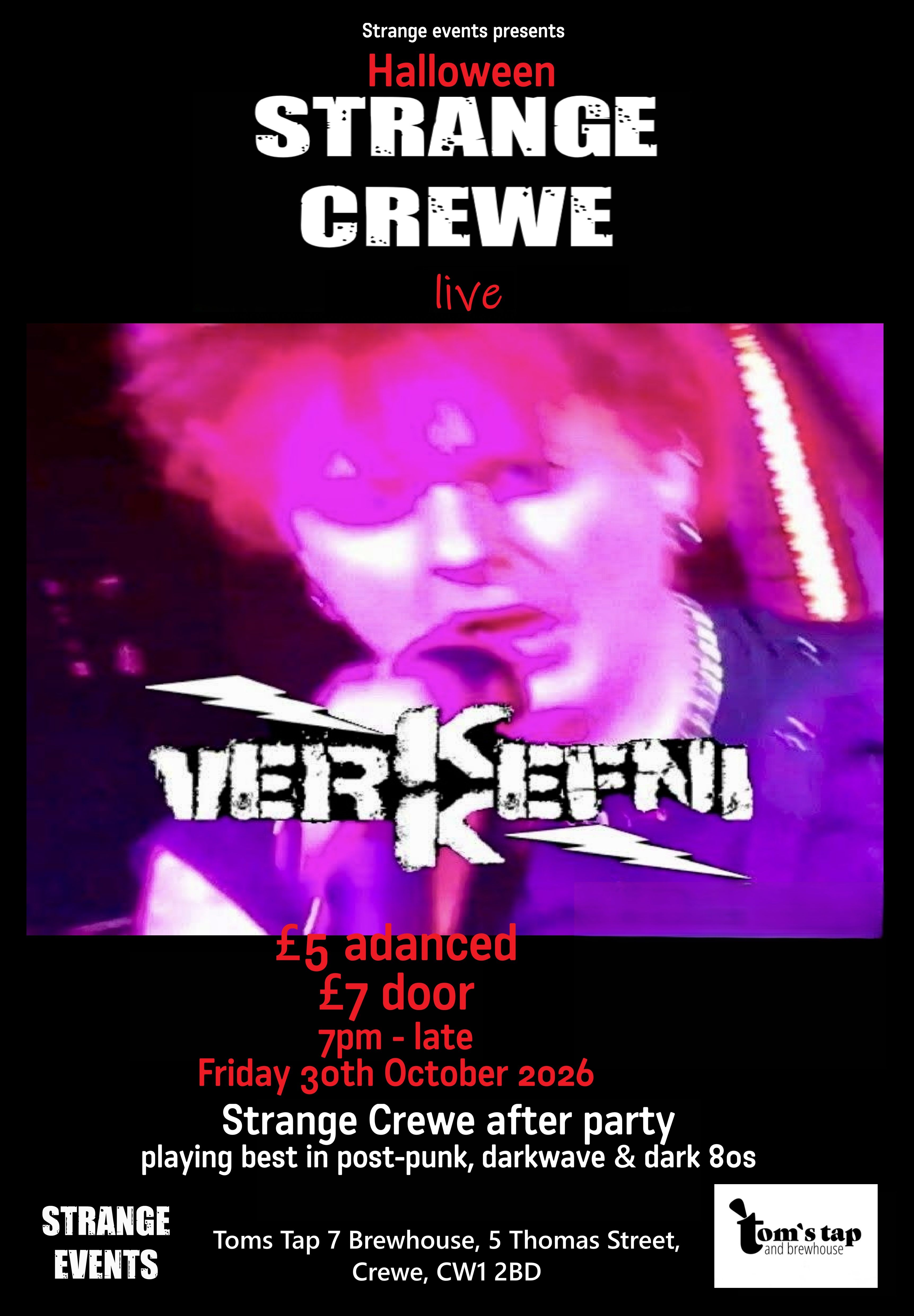 Strange Crewe with KK Verkefni live