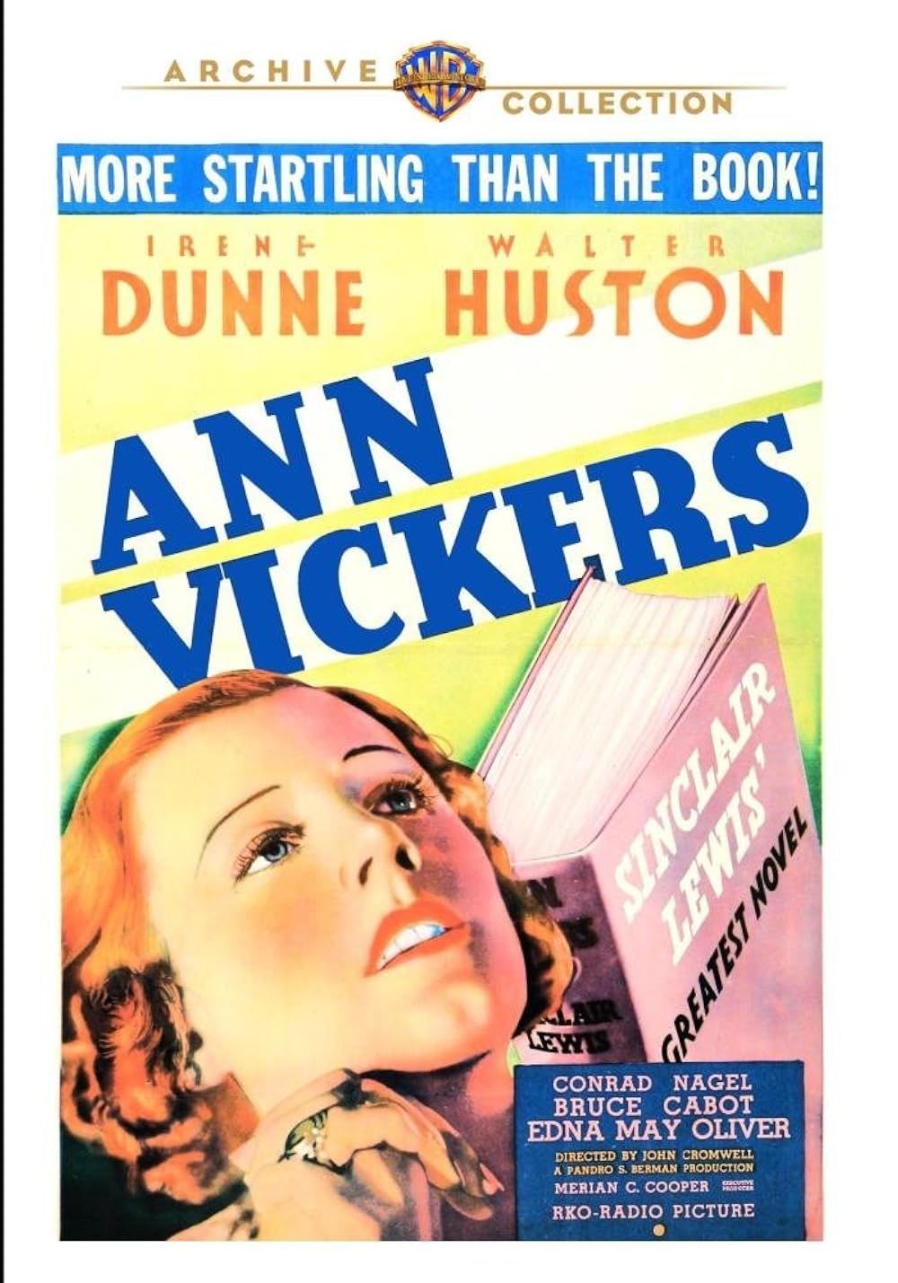 Women & Cocaine presents Ann Vickers (1933) with film historian Kim Luperi, author of Pre-Code Essentials