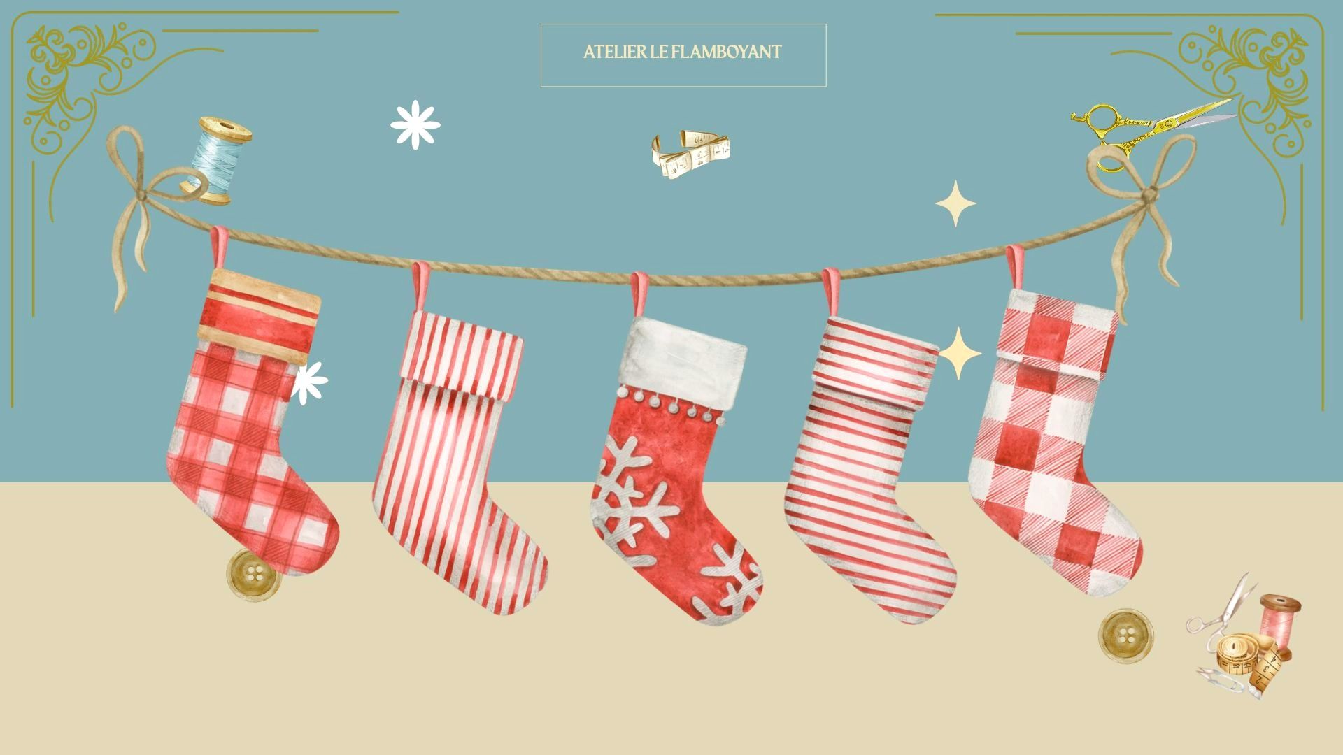 Festive Sewing with Atelier Le Flamboyant- Make Your Own Christmas Stocking